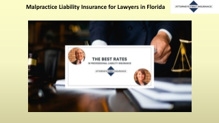 Malpractice Liability Insurance for Lawyers in Florida