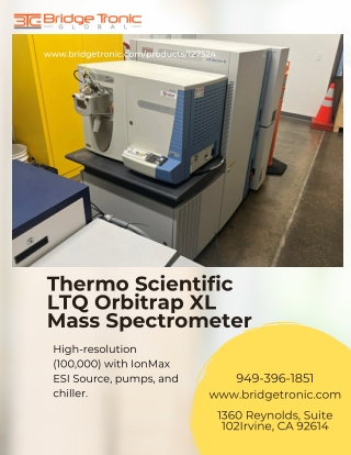 Thermo Scientific LTQ Orbitrap XL Mass Spectrometer