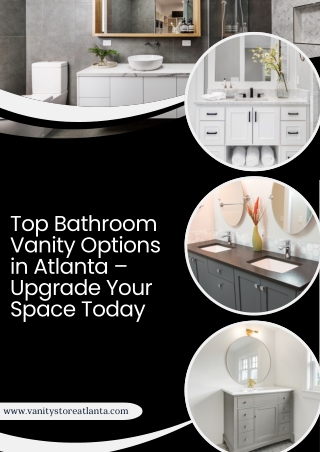 Top Bathroom Vanity Options in Atlanta – Upgrade Your Space Today