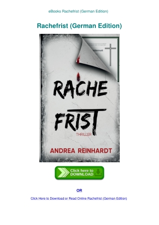 eBooks Rachefrist (German Edition)