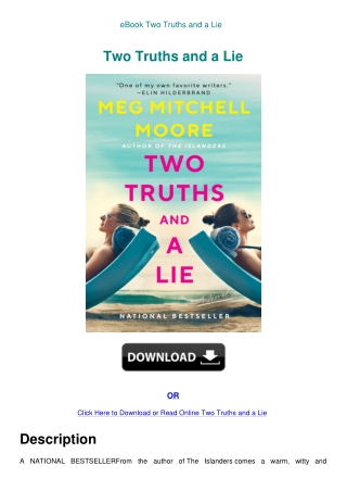 eBook Two Truths and a Lie