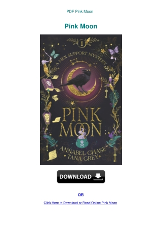 PDF Pink Moon