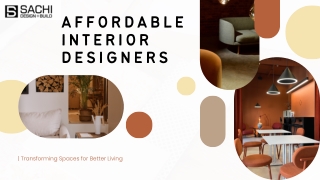 Affordable Interior Designers