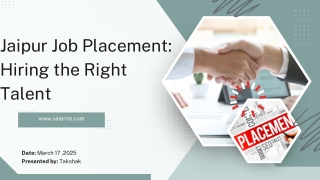Jaipur Job Placement Hiring the Right Talent..