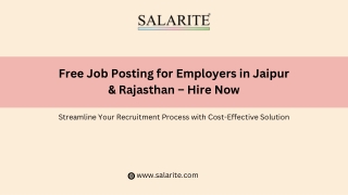 Free Job Posting for Employers in Jaipur & Rajasthan – Hire Now