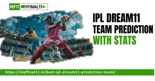 IPL Dream11 Team Prediction with Stats