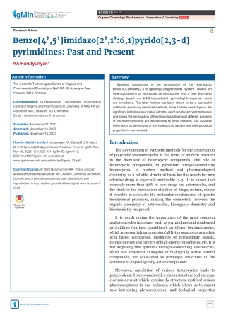 Benzo[4’,5’]imidazo[2’,1’:6,1]pyrido[2,3-d]pyrimidines: Past and Present