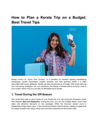 How to Plan a Kerala Trip on a Budget_ Best Travel Tips