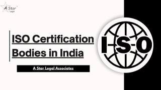 ISO certification bodies in India