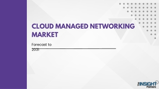 Cloud Managed Networking Market 2031: Analysis, and Overivew