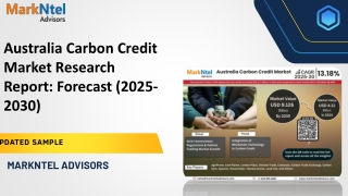 Australia Carbon Credit Market Research Report: Forecast (2025-2030)