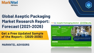 Aseptic Packaging Market Comprehensive Analysis and Forecast 2021-26: MarkNtel
