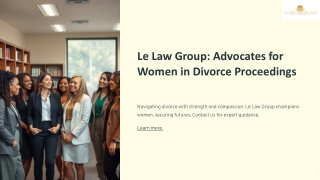 Divorce Lawyers for Women in Houston, TX – Protecting Your Rights with Compassio