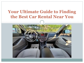 Car Rental in Essex, Maryland