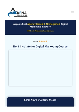 Best Digital Marketing Institute in Jaipur – Enroll Now!