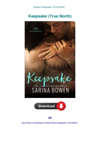 Books Keepsake (True North) 