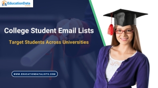 College Student Email Lists-Target Students Across Universities