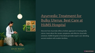Ayurvedic-Treatment-for-Bulky-Uterus-Best-Care-at-HiiMS-Hospital
