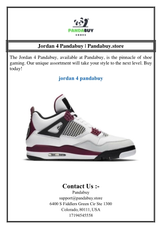 Jordan 4 Pandabuy | Pandabuy.store