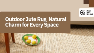 Eco-Friendly Outdoor Jute Rug: Strength and Style by GetMyRugs