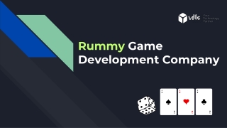 Rummy Game Development Company PPT