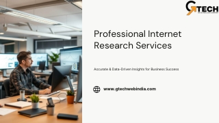 Save Time with Professional Internet Research Services