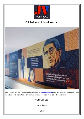 Political News  Jvpolitical.com