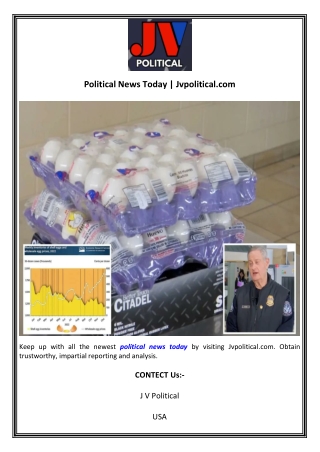 Political News Today  Jvpolitical.com