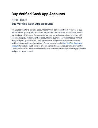 Is it safe to buy verified cash app accounts online?