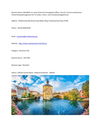 SRILANKA  Sri Lanka Online Visa Immigration Office | Visa for Tourism and Busine