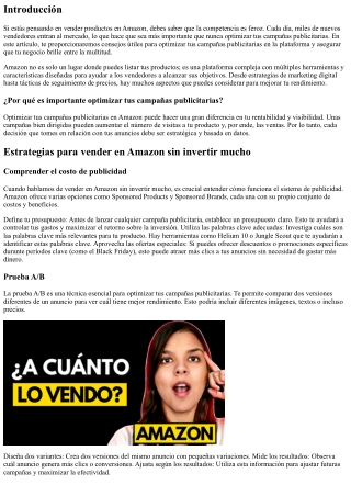 Consejos útiles para optimizar tus campañas publicitarias en la plataforma