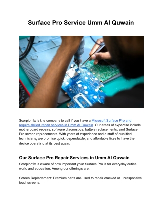 Surface Pro Service Umm Al Quwain (3)