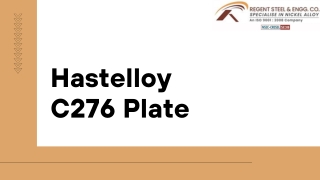 Hastelloy C276 Plate
