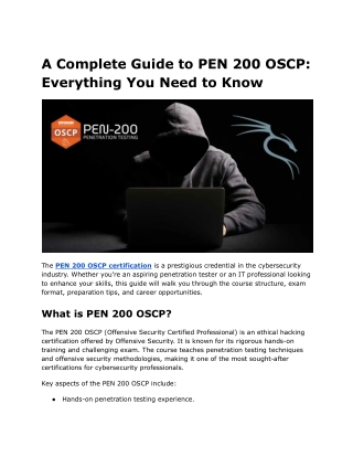 A Complete Guide to PEN 200 OSCP_ Everything You Need to Know