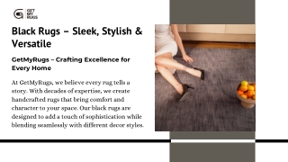 Black Rugs: The Perfect Accent for a Chic and Cozy Home