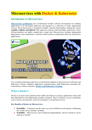 Top Kubernetes Online Training in India - Docker and Kubernetes Training