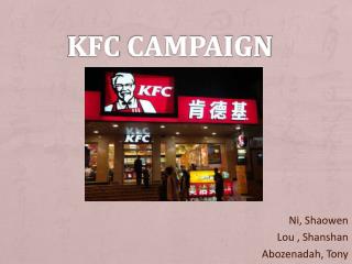 KFC campaign