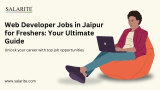 Web Developer Jobs in Jaipur for Freshers Your Ultimate Guide
