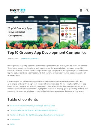 top-grocery-app-development-companies