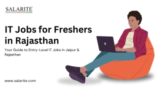 IT Jobs for Freshers in Rajasthan