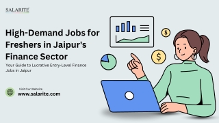 High-Demand Jobs for Freshers in Jaipur's Finance Sector