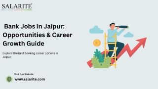 Bank Jobs in Jaipur Opportunities & Career Growth Guide