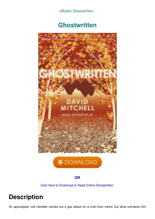 eBooks Ghostwritten