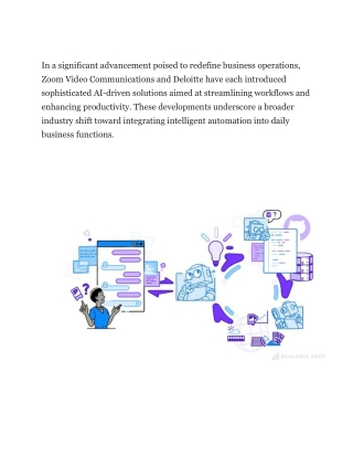 Zoom and Deloitte Just Made Workflows Effortless
