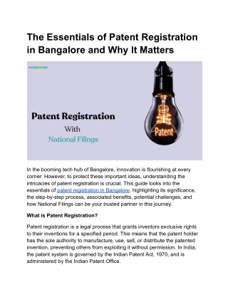 In the bustling tech hub of Bangalore, innovation thrives at every corner - Google Docs