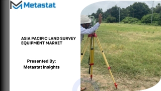 Asia Pacific Land Survey Equipment Market Size & Share, Analysis 2031