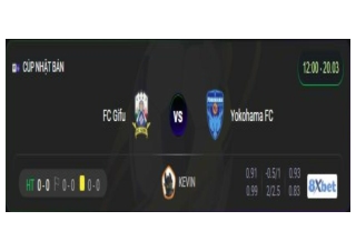 Xem trực tiếp FC Gifu vs Yokohama FC vào lúc 12:00, ngày 20/03/2025