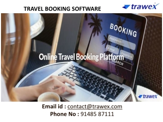 TRAVEL BOOKING SOFTWARE