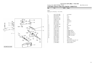 Deutz Fahr agrotron k 120 profiline Tractor Parts Catalogue Manual Instant Download