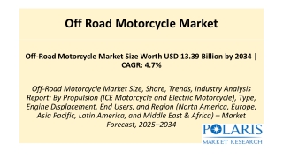 off road motor cycle market